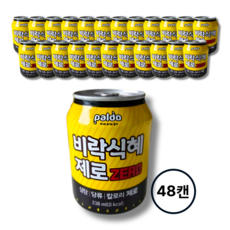 팔도 비락식혜 제로, 238ml, 48개