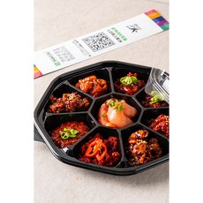 하얀고래 구절판젓갈 봄 여름 가을 겨울 밥도둑 맛있는 밥반찬 술안주 저염 젓갈세트 아이 도시락, A쌀게무침