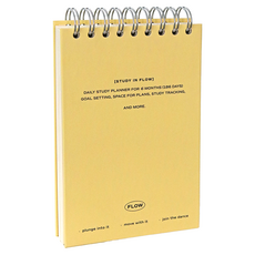 아이코닉 플로우 6개월 만년 스터디플래너, 01 Butter yellow, 1개