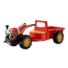 경운기 장난감 전동 트랙터 4륜 승용 완구 소형 배터리전면 키즈 자동차 붕붕카, 블루 듀얼 배터리, 1개