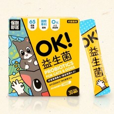怪獸部落 OK！益生菌 單包1.5G/寵物益生菌/貓狗益生菌, 1個, 30入(盒裝)