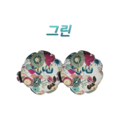 바늘꽂이 핀쿠션 핀봉 시침핀정리, 2개, 그린