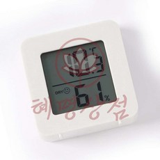 혜명상점 미니 디지털 온습도계 화이트