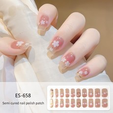 Sevalo 솔라젤 네일스트립 반경화젤네일, 20개, ES-658