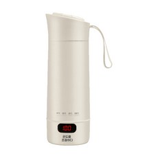 PYHO 휴대용 전기포트 온도조절 급속 가열 텀블러 커피포트 여행용, BP12-400ML