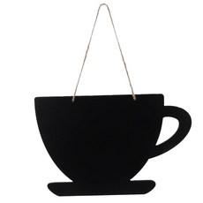 KALLORY Mini Wooden Hanging Chalkboard Message Board for Restaurant and Cafe Blackboards with Real, KALLORY Mini Wooden Hanging Ch