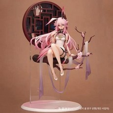 Honkai Impact 학교 치파오 하나미즈 사쿠라 소녀 피규어 장식 선물, 1개