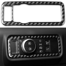 NVCNX 포드 익스플로러 액세서리 2020-2024 2021 2022 2023 자동차 대시 중앙 통풍구 손잡이 패널 커버 내부 트림 두꺼운 오버레이 스티커 데칼 2개, 대시 헤드라이트 스위치 패널 트림