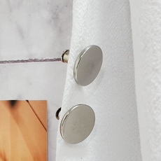 자석 커텐 고정핀 마그네틱 단추 텐트 커튼 천막 고정, 1개