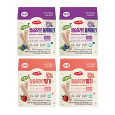 베베스트 칼슘 츄러스 4종세트, 1세트, 182g, 칼슘츄러스(블루베리2개+딸기2개)