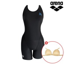 아레나 여성 반전신 일반 3부 반신 U백 수영복 A5SL1PL31 고리브라
