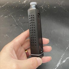車載免彈煙灰缸 防飛灰神器, 黑色塑膠方管 粗中細3用, 1個