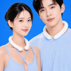 리빙도감 5세대 고급형 아이스 넥쿨러 넥밴드 얼음목걸이, 1개, 화이트