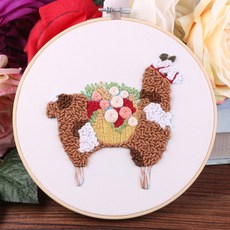 프랑스자수 DIY 패키지, (F20) 프랑스자수_알파카, 1개