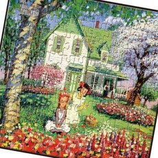 빨강머리앤 100pcs 직소 조각퍼즐 꽃나들이 선물용 회사원 직장인 83240pc 1(PC), 1개