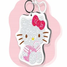 제나디자인 보석 헬로키티 열쇠고리링 예쁜키링 핸드폰키링