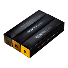 NESPRESSO Vertuo 膠囊雙份濃縮咖啡 3種組合 (Chiaro Scura Dolce), 9.5g, 10入, 1套