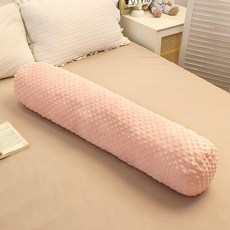 等身長條抱枕 夾腿側睡枕 孕婦靠枕, 四季款少女粉獨立內芯 可拆洗 豆,125&times;18cm 舒適款, 少女粉