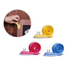 달팽이 스토퍼 실리콘 벽보호문 다용도 문 고정 스토퍼 충돌방지 문틈새 현관문 닫힘 창문 충격 장치 열림