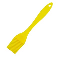 셰프크래프트 프리미엄 실리콘 바스팅 브러시 10.25인치 핑크 Yellow, 고온 내성 실리콘 병 브러시 바베큐 브러시 오일 브러시