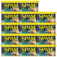 스팸 25% 라이트 햄통조림, 200g, 14개