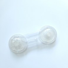 도어락 잠금 안전장치 투명 양문형 고정, 투명 도어잠금_양문형, 1개