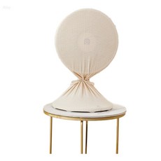 키템 와플커버-크림-소형 소형 스탠드 선풍기 보관 커버 여름 가전 보관