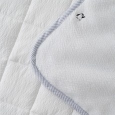 펭귄 자수 스노우시어서커 침대패드 SS 단품dog3+3vUR