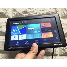 중고 한라홀딩스 만도 MP900 지니맵 2D 8GB 7인치 내비게이션