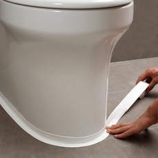 실리콘 코킹 테이프 강화 접착제 방수 셀프 접착 전통적인 실란트 대체품 화장실 욕실 싱크대 욕조 바닥 벽 가장자리 보호용 스트립, 1, 흰색