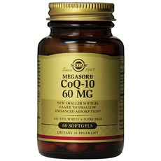 SOLGAR MEGASORB CoQ-10膠囊 60mg, 1個, 60 件