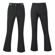 SNP골프 여성 배색 웜터치 부츠컷 골프기모바지