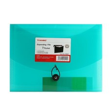 7칸 분리 인덱스 A4문서 칸칸정리파일 포켓화일 서류철