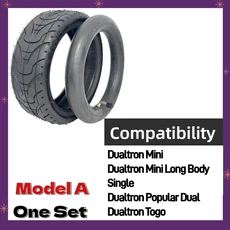 미니모터스 DT 듀얼트론 스페셜 롱 바디 토고 차머 교체용 스쿠터 타이어 70/50-6.1 외부 세트, 01 One set