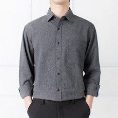 Adomis男款優質抗皺染色基本款領子襯衫