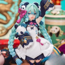 MIKU 판다 하츠네 미쿠 피규어, 1개
