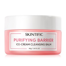 SKINTIFIC 淨化屏障冰淇淋卸妝膏 溫和不刺激, 1個, 卸妝膏（冰淇淋質感）