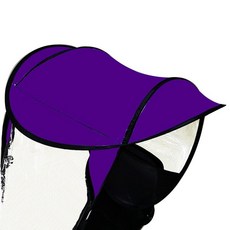 전동차 캐노피 차양막 비가리개 가리개 햋빛 오토바이 방풍 비가림막 지붕 그늘막 햇빛, 24V, 1개, 퍼플