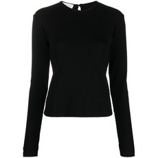 이오아나시올라쿠 플레인 오픈 백 스웨트셔츠