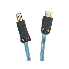 瑞典SUPRA USB 2.0 A-B EXCALIBUR鍍銀版 高品質音頻傳輸線 適用於DAC等設備, 1個, 1M