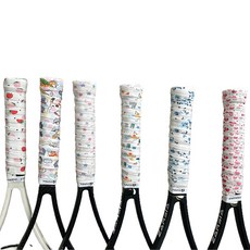 ZARSIA 끈끈한 테니스 오버 그립 배드민턴 라켓 미끄럼 방지 낚싯대 10 50, 50pcs Assorted color