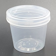 스크류 용기 밀폐용기 92파이 350ml 반찬 슬라임 통 전자레인지 PP 용기 뚜껑 세트 1봉 30ea, 30개, 1세트
