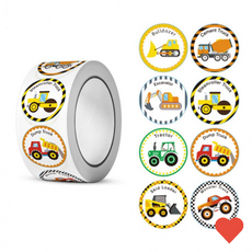 포장용품 8종 중장비 스티커 트럭 트렉터