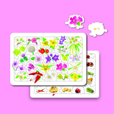 [아름다운 열매꽃 퍼즐] 어르신 노인 치매 예방 컬러링 퍼즐 꽃 인지 향상 우리마더, 주)우리마더, 주)우리마더