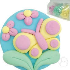 JINI 비누클레이 봄과나비 10인 비누만들기세트