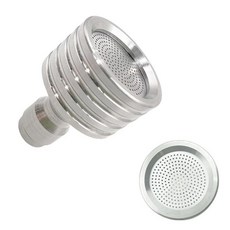 세차 타이어 세부 사항 청소 정원 급수 노즐(0.4mm)을 위한 1/4 퀵 커넥트 어댑터가 장착된 홀 고압 헤드 노즐 스테인리스 스틸 소프트 레인 스프링클러, 0.5mm