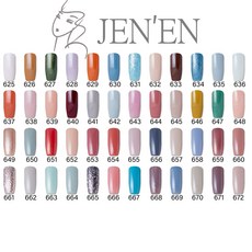 JEN’EN凝膠指甲油，多種時尚色彩選擇，安全無毒配方，持久不易脫落，輕鬆打造專業美甲效果, 667, 1個