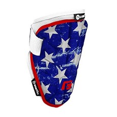 G-Form 유스 엘리트 스피드 타자 야구 팔꿈치 보호대 - 조절 가능한 스트랩이 있는 패드 블랙 청소년 O+ S 450627, 별과 줄무늬