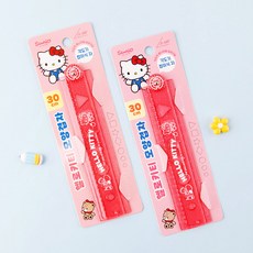헬로키티 모양겹자 접자 30cm 레드 1개