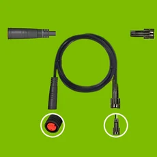 전기 스쿠터 모터 연장 케이블 EBike Bafang 브레이크 레버용 연장 케이블 전기 자전거 미드 드라이브 모, 02 female to female, female to female